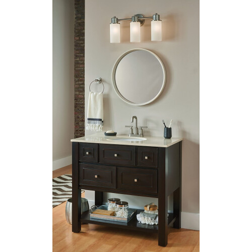Moen DN0786BN Iso Bathroom Hand Towel Ring  Brushed Nickel 1