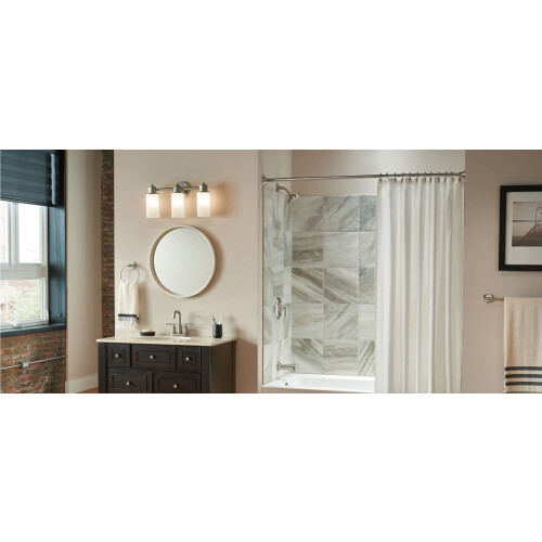 Moen DN0786BN Iso Bathroom Hand Towel Ring  Brushed Nickel 2