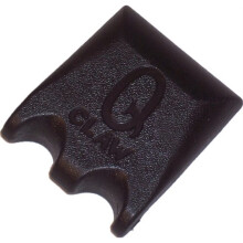 Reposa tacos de billar Q-Claw para 2 tacos de billar, color NEGRO