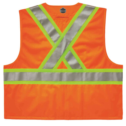 Ergodyne unisex Two-tone X-back Class 2 Γιλέκο, Πορτοκαλί, 4X-Large-5X-Large 1