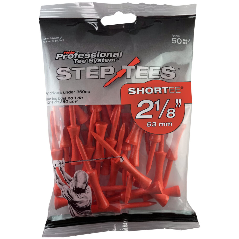 Syst   me de tee-shirt professionnel Pride en deux parties, lot de 50, 2-1/8 po (rouge)