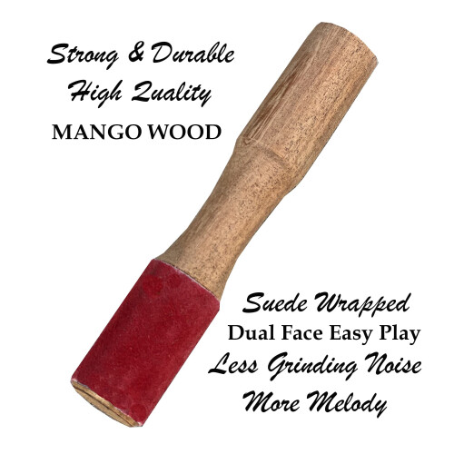 DharmaObjects Suede/Wood 1 Singing Bowl Mallet Tool 1