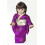 Abito Hanfu Cinese e Kimono Modello Multitaglia per Bambole da 18'' 3