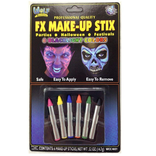 FX Make -Up Stix - cores da luz preta