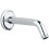 Grohe Grohe 27011000 Seabury 6-1/4 In. Βραχίονας Ντους και Φλάντζα, Χρώμιο StarLight 1