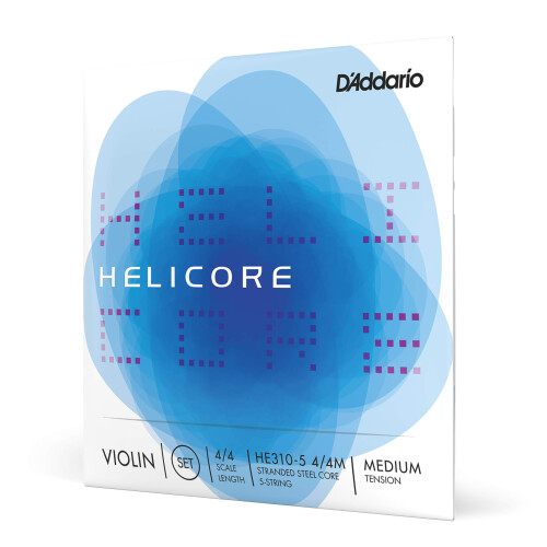 D'Addario Helicore Violin 5-String Set  4/4 Scale  Medium Tension