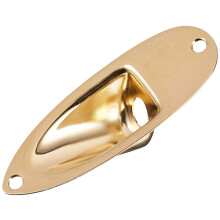 Fender gitarr jack tallrik guld