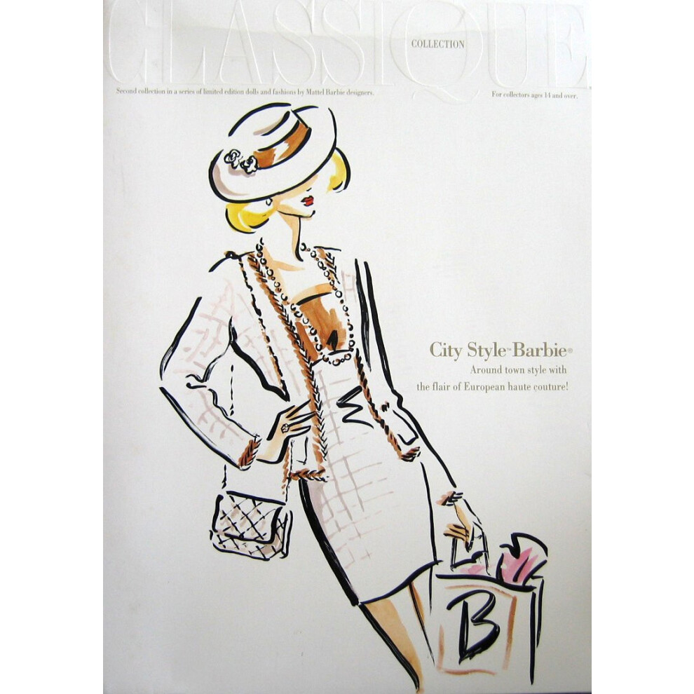 Barbie Classique Collection City Style Doll 1993 Signed by Janet Goldblatt - Image 3
