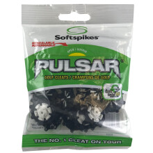 Softspikes Pulsar Golf Cleats Fast Twist 3.0 - 18 Count Clamshell , Black