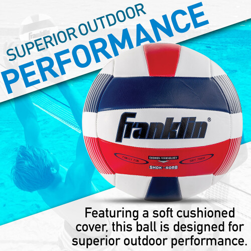 Franklin Sports Soft Spike Volleybal (Assorted Kleuren) 1