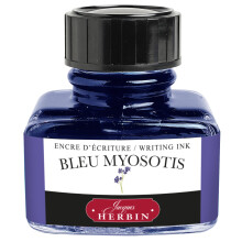 J. Herbin Fountain Pen Ink - 30 ml Bottle - Bleu Myosotis