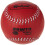 Markwort ponderado com tampa de couro de softball de 12 polegadas vermelho 1