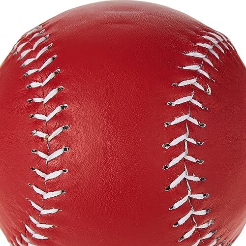 Markwort ponderado com tampa de couro de softball de 12 polegadas vermelho 2