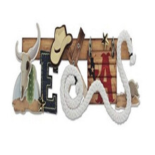 Karen Foster Design Scrapbooking halmozott nyilatkozat 2.5 """" x 9 """" Texas