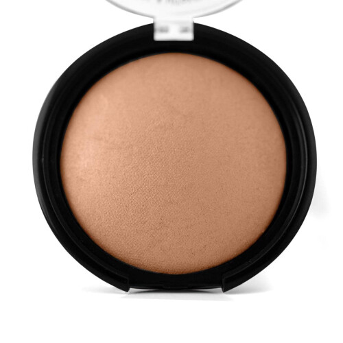 Palladio Baked Bronzer, Πολύ χρωματισμένος και εύκολος στο μπλέντε, Λαμπερός χρυσός τόνος 1
