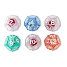 Koplow Games Juego de Dados Dobles de 12 Caras Accesorios para Aula