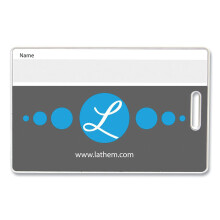 Lathem Payclock Express System Badge - 15 / Pak - PayClock Print/Bericht - Rechthoekige Vorm - Wit