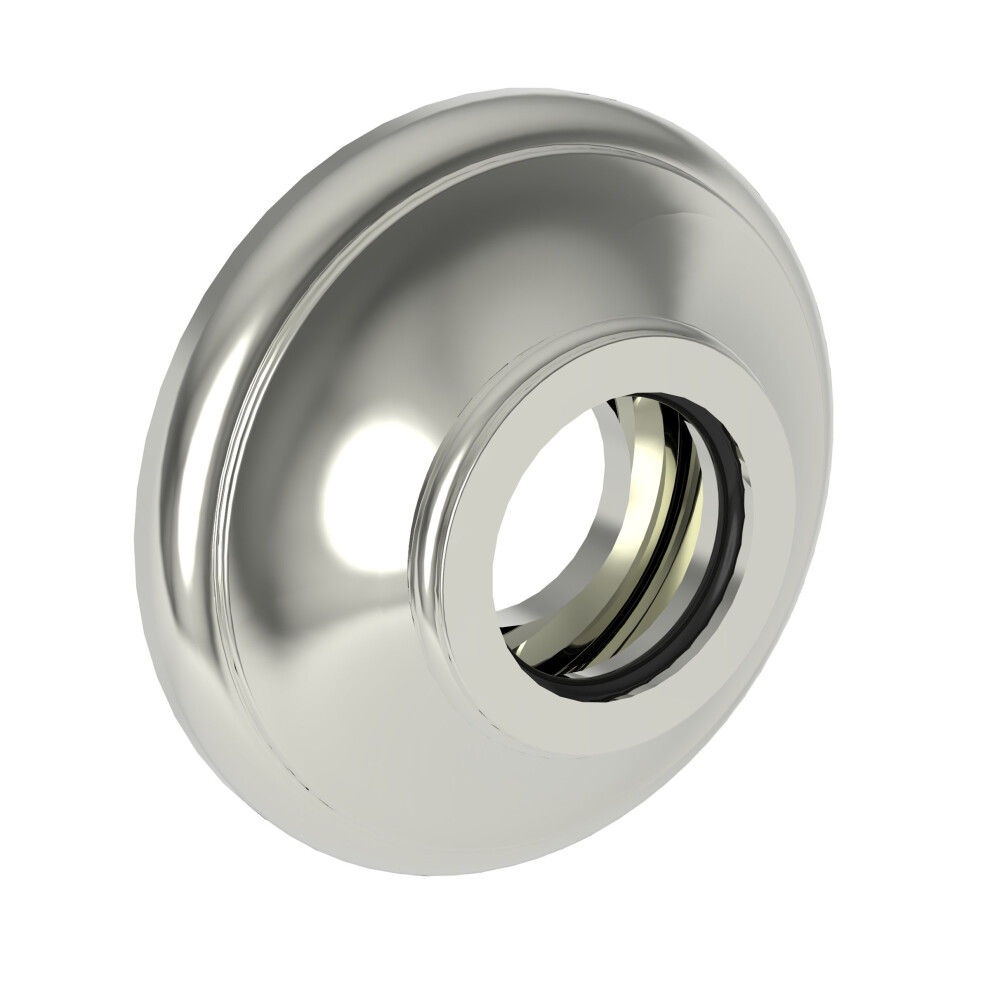 Paire de supports de barre de douche en colonne Ginger 4539B/PN en nickel poli