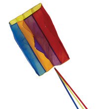 In the Breeze Pouch Parafoil Kite Rainbow 15"""" W x 20"""" H (2911)