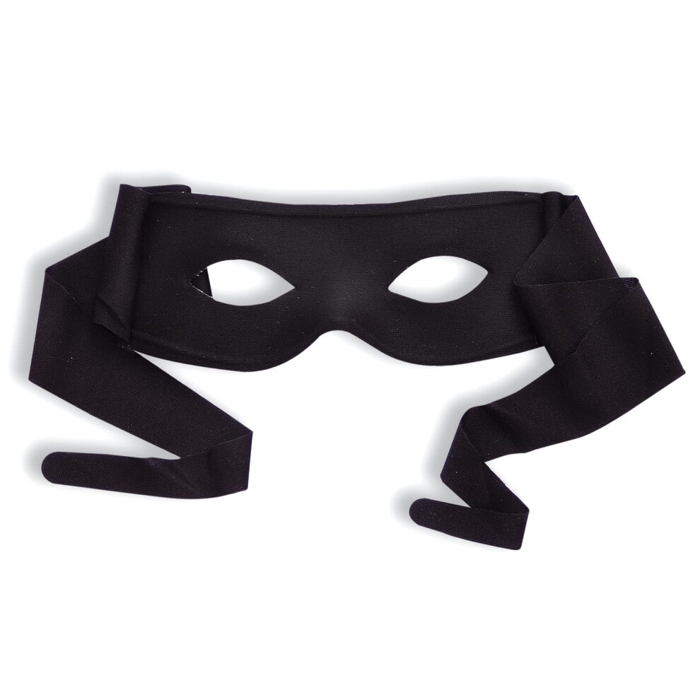 Hello Kitty Forum Novelties Black Half Mask With Ties - Masked Bandit