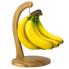 Totally Bamboo Bananenhalter, Bananenaufhnger, Stnder mit Edelstahlhaken