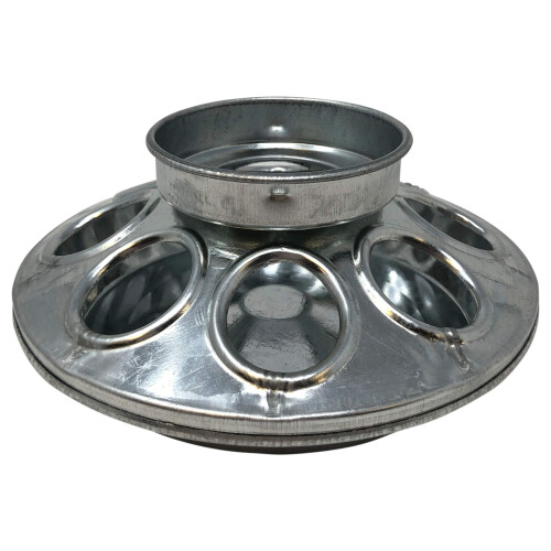 Harris Harris Farms 1000284 quart Galvanized Base Jar  1 Feeder