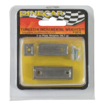 Woodland Scenics Pine Car Derby -painot, volframista valmistetut lis  painolevyt, 2 unssia