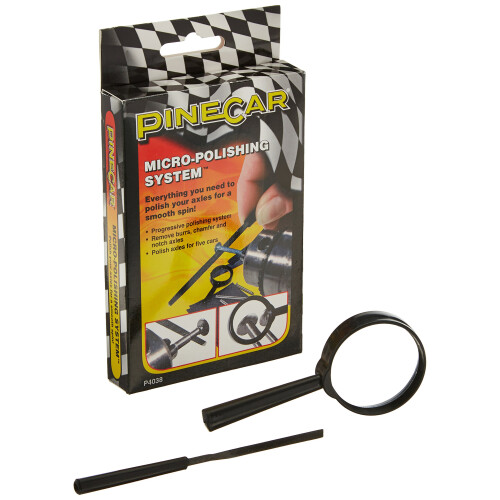 Pine Car Derby Micro-Polishing System