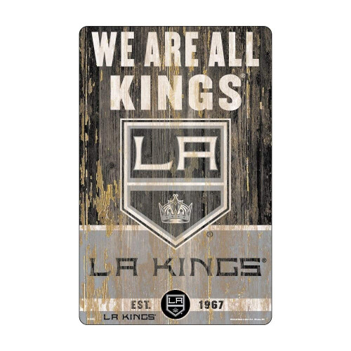 NHL Holzschild Los Angeles Kings