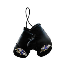 Fremont Die NFL Denver Broncos 4 """" Mini Boxing Gloves 4 """" Sorte/holdfarver