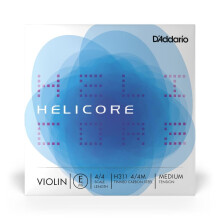 D'Addario Orchestral  Helicore 4/4 Violinsaite  E-Saite aus blankem Stahl  H311 4/4M  nur E-Saite  mittlere Spannung