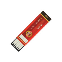 KOH-I-NOOR Drawing Chalks for 5.6mm Diameter 120mm Mechanical Pencil - White