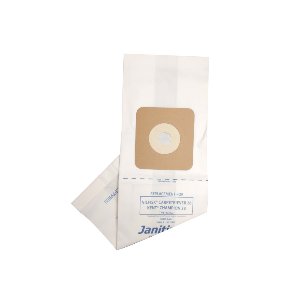 Sac en papier de remplacement premium pour aspirateur commercial Nilfisk Advance Carpetriever 28, mod   le OEM n    56330690 (lot de 3), vert