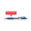 Universal Μολύβι Gel Universal Comfort Grip, Retractable, 0.7 Mm, Μπλε Μελάνι, Διαφανής Μπλε Κάψα, Δώδεκα 5