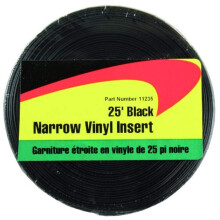 JR Products 11235 Černý 25 stop široký vinylový insert
