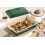 Le Creuset Le Creuset Stoneware Heritage Covered Rectangular Casserole, 4 qt. (12"" x 9""), Cerise 3