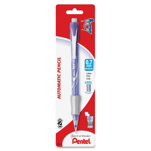 Pentel Μηχανικό Μολύβι Pentel Icy, 0.7mm, Ποικιλία Χρωμάτων, 1 Πακέτο (AL27TBP)