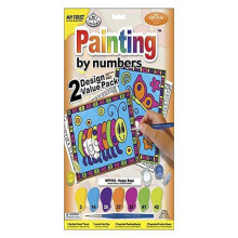 Sada na malovanie podla c   sel Royal Brush Moja prv   , 8,75 x 11,375 palcov, Happy Bugs, 2 ks