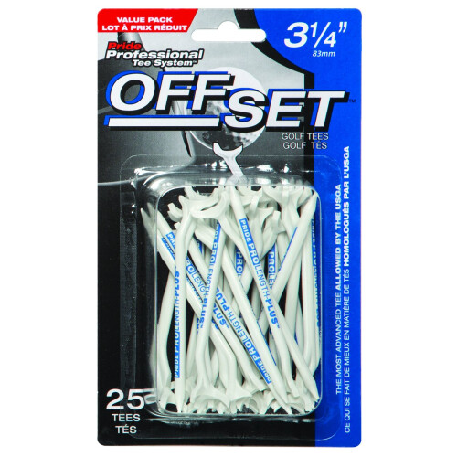 Pride Professional Tee System Offset Tee 3-1/4 Zoll 25 Count Blau