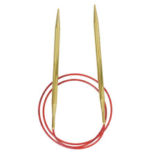 Addi runde Spitzennadel, 80 cm x 6,0 mm, Gold