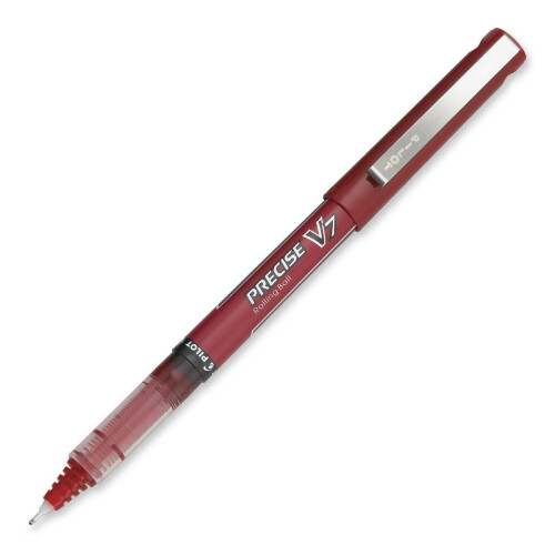 Pilot Pilot Precise V7 Stick Rollerball Pen, FINA, RD (5-pack) 1