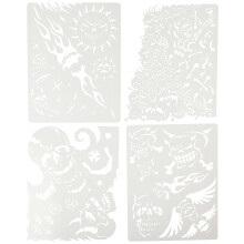 Artool Freehand Airbrush Templates  Son Of Skullmaster Mini Set