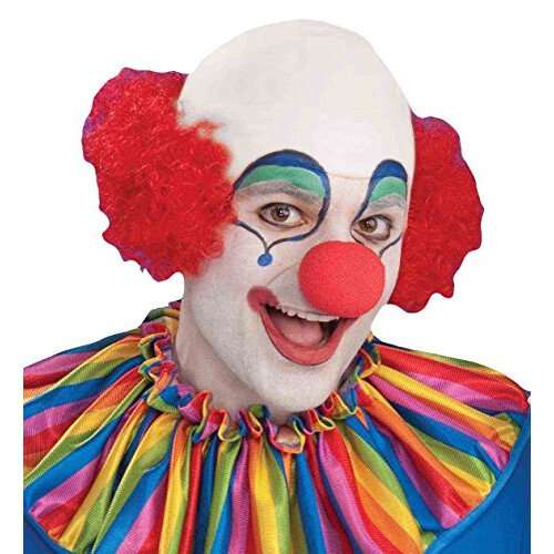 Rubies Forum Novelties Mannen Baldy De Clown Kostuum-Wiegen, Multi