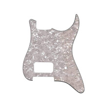 Fender Modern Pickguard Single Humbucker Stratocaster 11 -Hole - White Moto