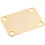 Fender Fender 4 Screw Neck Plate Gold 2