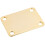 Fender Fender 4 Screw Neck Plate Gold 1