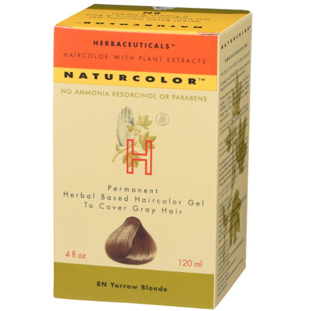 Natuurlijkekleur Naturcolor Haircolor - Yarrow Blonde Hair Dye 4 Fl Oz (8N)