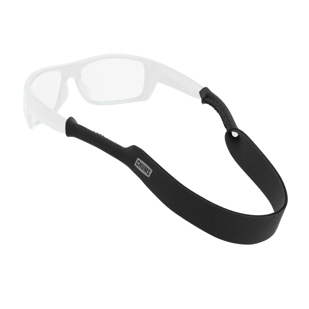 Chums Black Neoprene Classic Eyewear Retainer - Durable Floating Sunglasses Sport Strap (Black) One Size 12128100