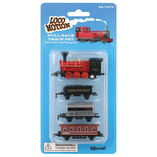 Toysmith Mini Pull-Back Set Styles Sorted Styles for Boys & Girls 5+