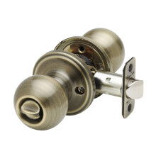 Copper Creek BK2030AB Ball Door Knob  Privacy Function  1 Pack  in Ant